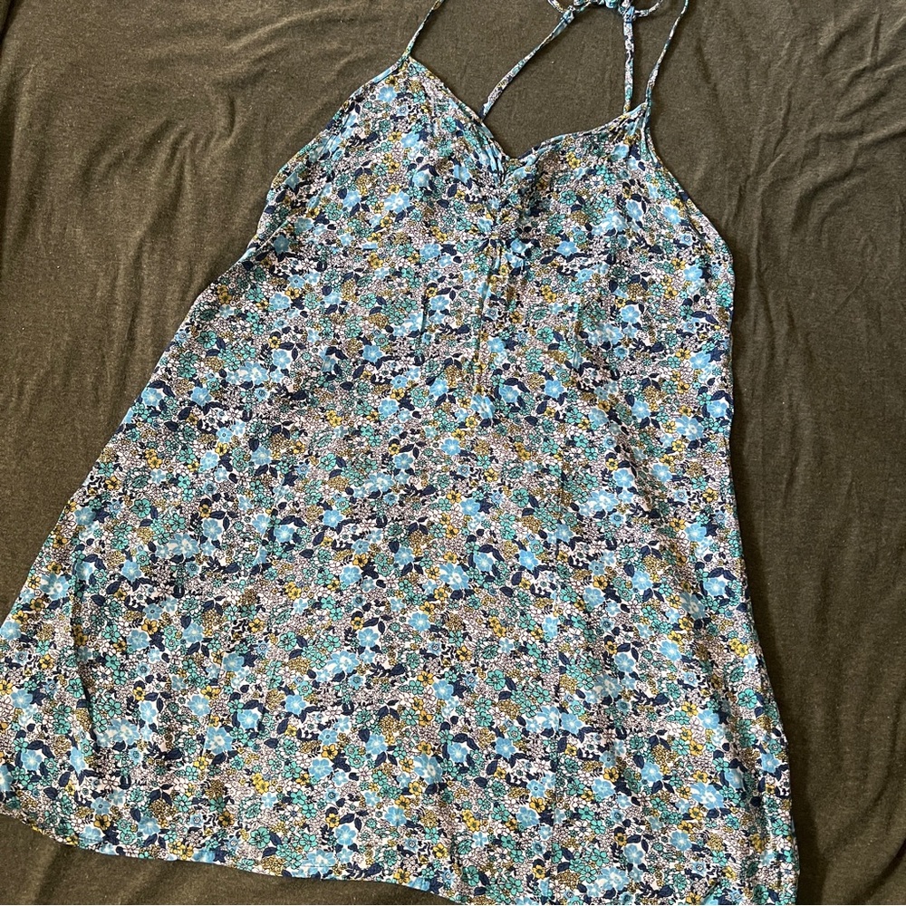 Floral Spaghetti Strap Dress